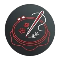 Broderie — embroidery icon